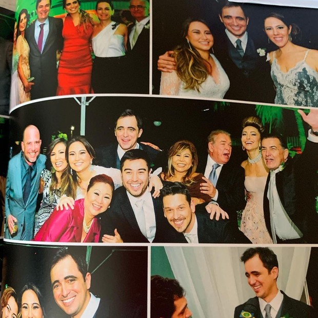 Karina Sato abre álbum de fotos em família para celebrar 8 anos de casamento com Felipe Abreu (Foto: Reprodução/Instagram)