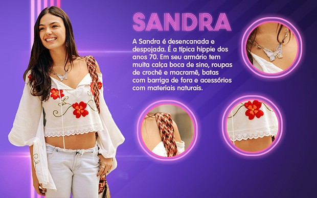 Sandra (Foto: Boogie Oogie/TV Globo)