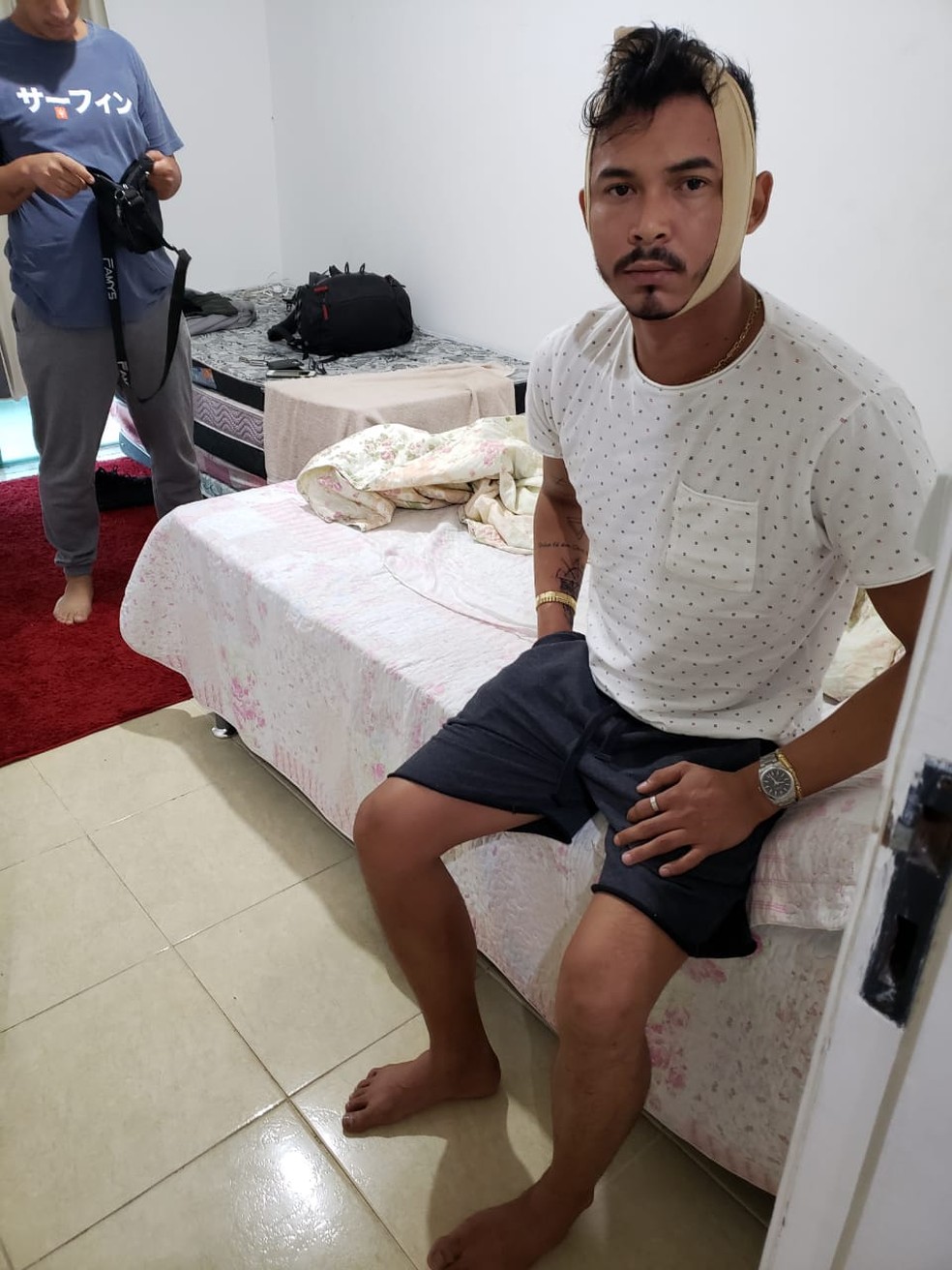 Roniel Cardoso dos Santos foi preso em casa, no Anil — Foto: Reprodução