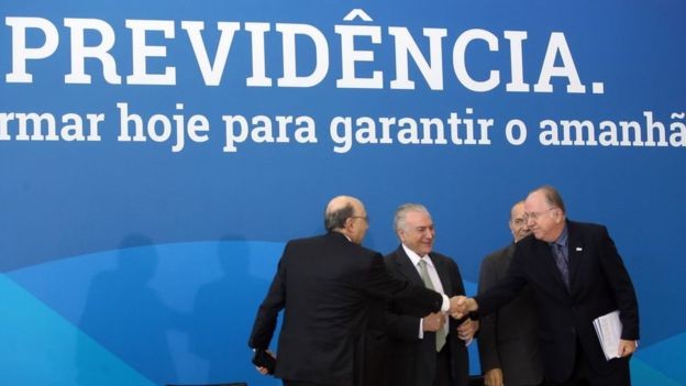 Governo temer não conseguiu cumprir uma de suas principais promessas: aprovar a reforma da Previdência  (Foto: Antonio Cruz/Agência Brasil/via bbc news brasil)