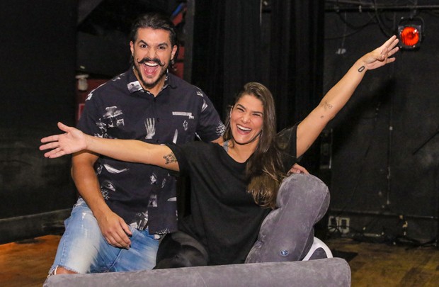 Priscila Fantin e Bruno Lopes (Foto: Thiago Duran/AgNews)
