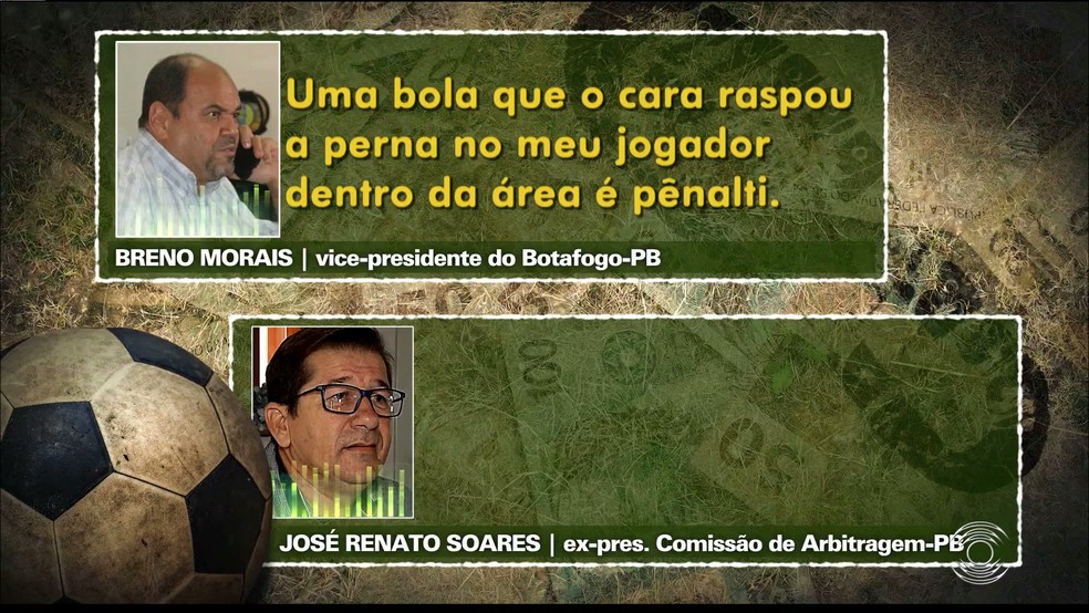 Conversa telefônica entre Breno Morais e José Renato Soares (Foto: Reprodução/TV Cabo Branco)
