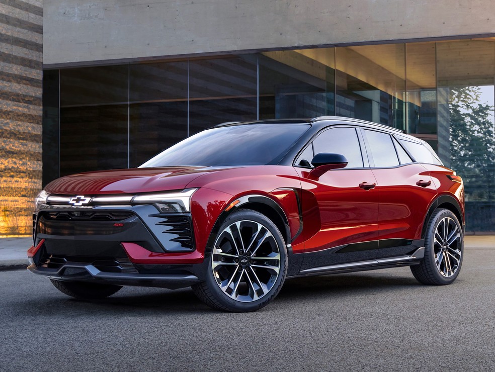 Novo Chevrolet Balzer EV foi revelado nesta segunda-feira (13) nos Estados Unidos e está confirmado para o Brasil — Foto: Divulgação