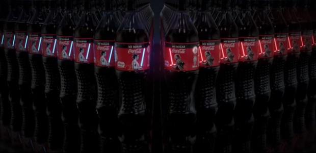 Coca-Cola lança embalagens com sabres de luz de Star Wars (Foto: Divulgação)