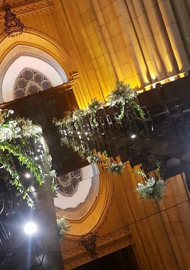 A Catedral da Sé decorada para o casamento (Foto: Reprodução/Instagram)