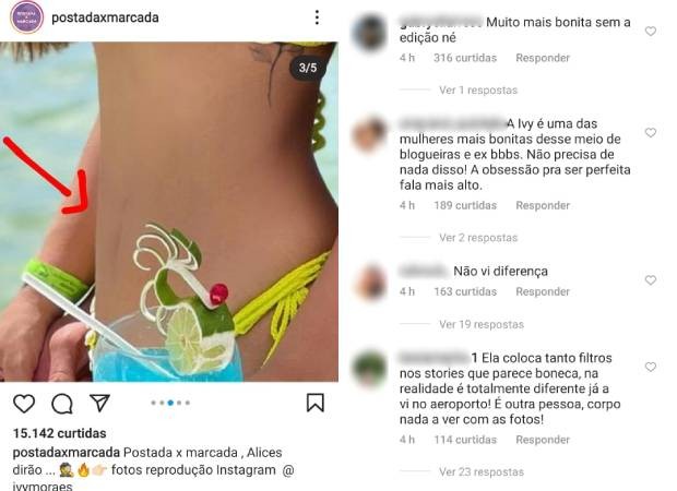 Ivy Moraes é acusada de manipular fotos (Foto: Reprodução/Instagram)