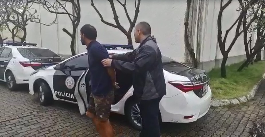 Marcelo Pereira Faria, o Bananada, foi levado pela polícia nesta terça