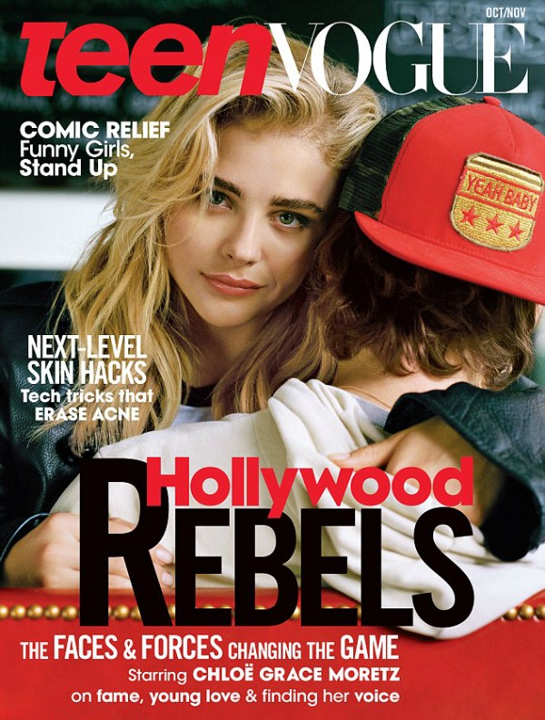 Chloe Moretz e Brooklyn Beckham na capa da Teen Vogue (Foto: Reprodução)