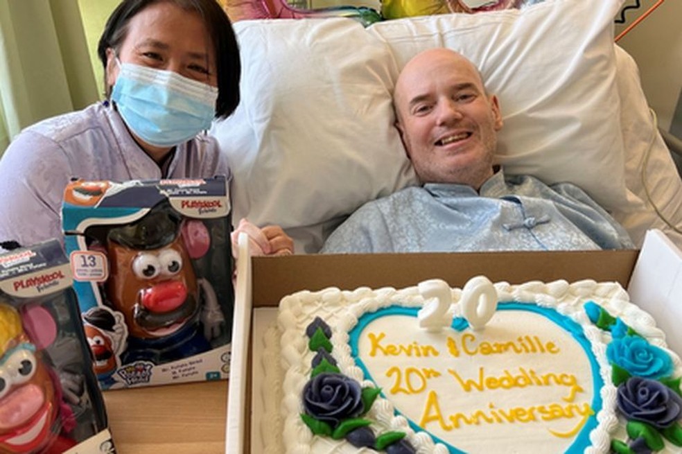 Kevin e a esposa Camille — Foto: Arquivo pessoal