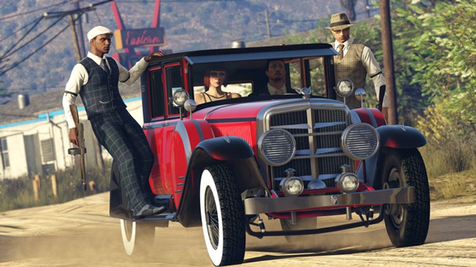 Modo multiplayer GTA Online de GTA 5 recebe carro Albany Roosevelt em atualização do Dia dos Namorados (Foto: Reprodução/Rockstar)