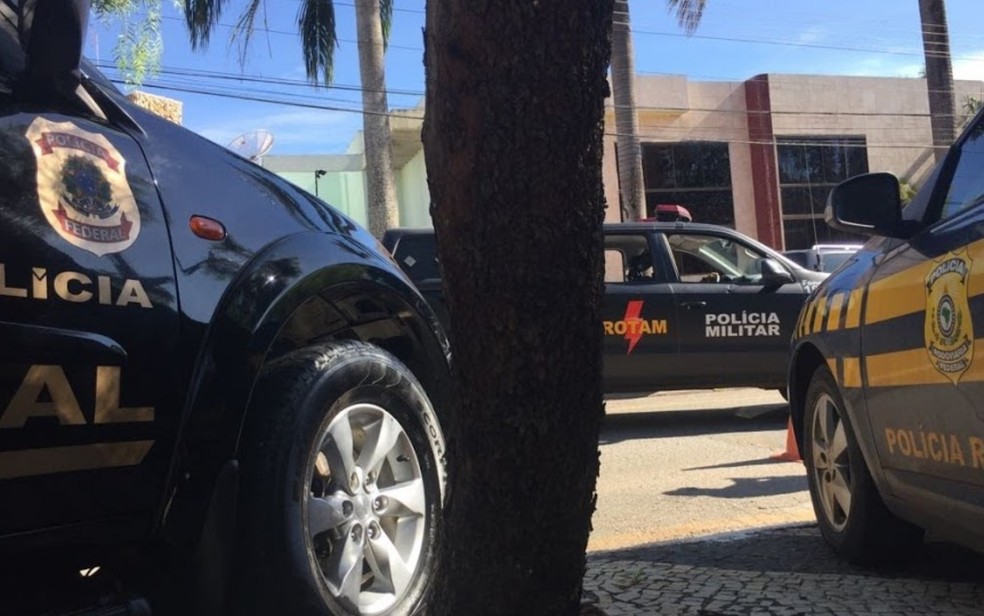 Operação conta com o trabalho de 450 policiais (Foto: Divulgação/PF)