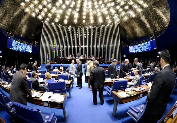 Plenário do Senado Federal em Brasília (Foto: Wilson Dias/Agência Brasil)