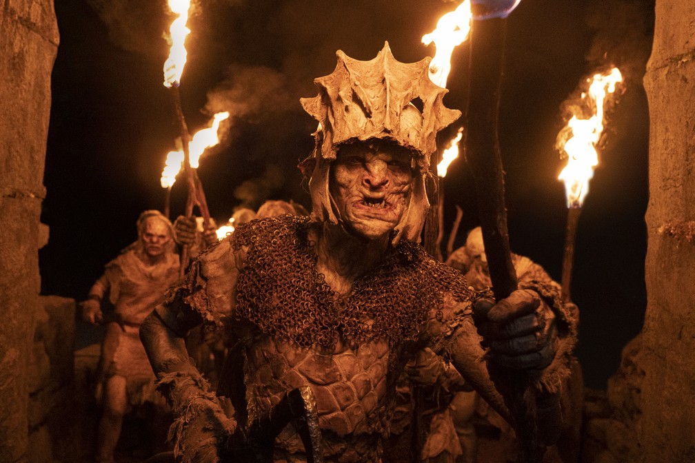 OS orques em 'Os Anéis de Poder' — Foto: Ben Rothstein/Prime Video