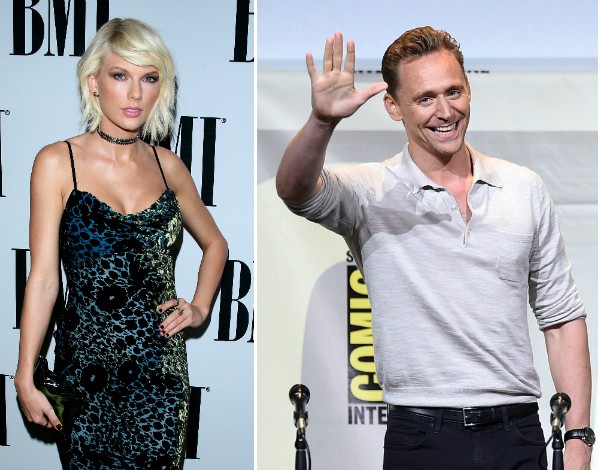 A cantora Taylor Swift e o ator Tom Hiddleston (Foto: Getty Images)