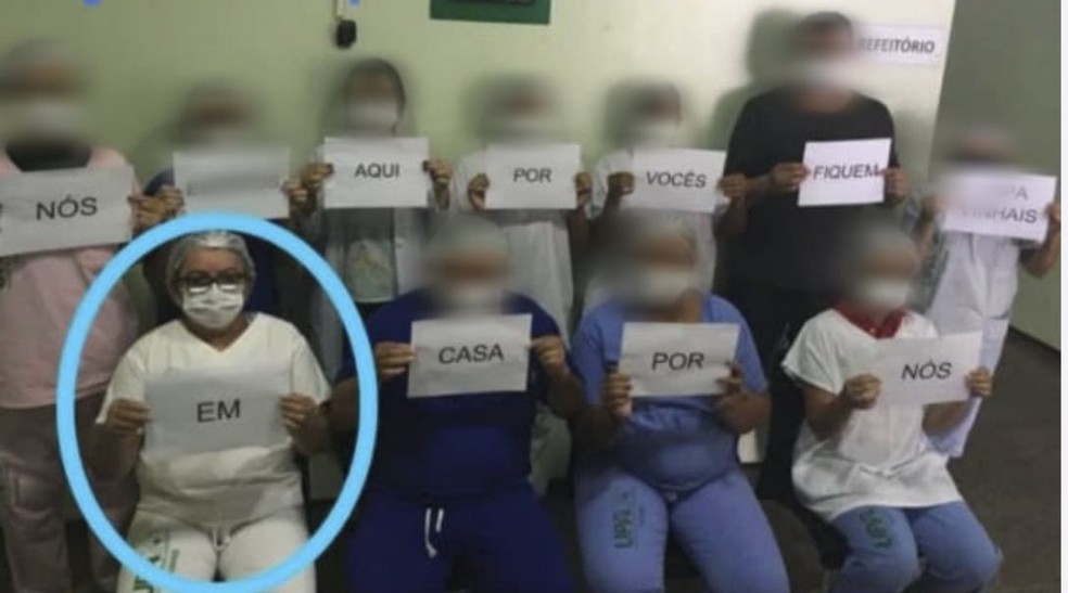 Paciente que morreu por Covid-19 em São Luís (MA), participou da campanha 'Fique em casa' — Foto: Reprodução/Redes Sociais