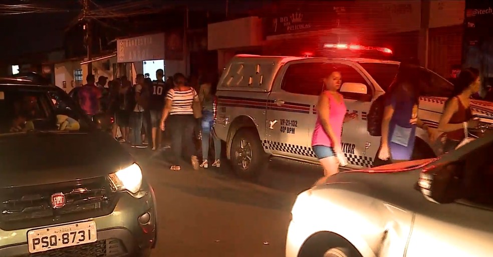 Jovem morre tentando assaltar loja de aparelhos eletrônicos em São Luís; segundo a PM ele foi vítima de infarto — Foto: Reprodução/TV Mirante