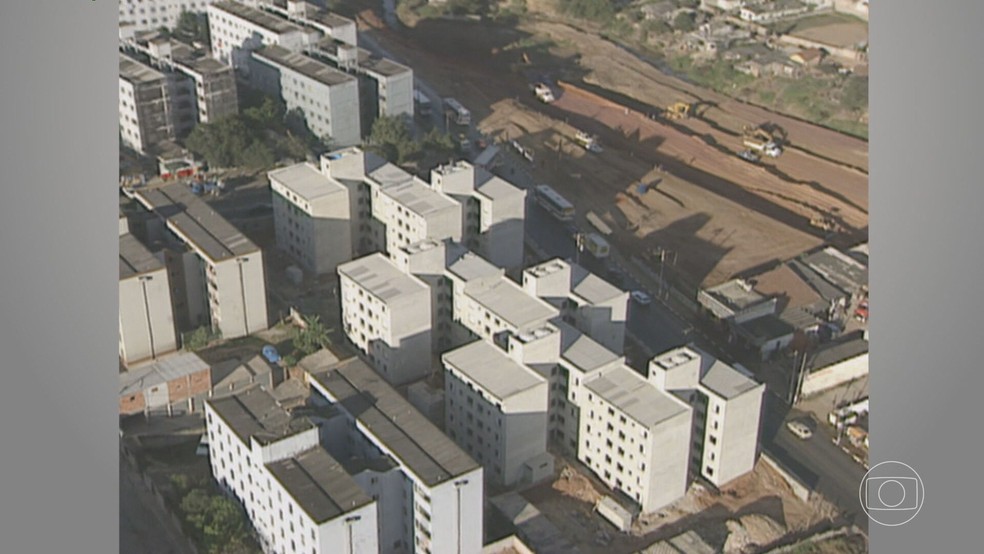 A Cohab José Bonifácio, na Zona Leste, construída na época da Ditadura Militar para moradores de baixa renda. — Foto: Reprodução/TV Globo
