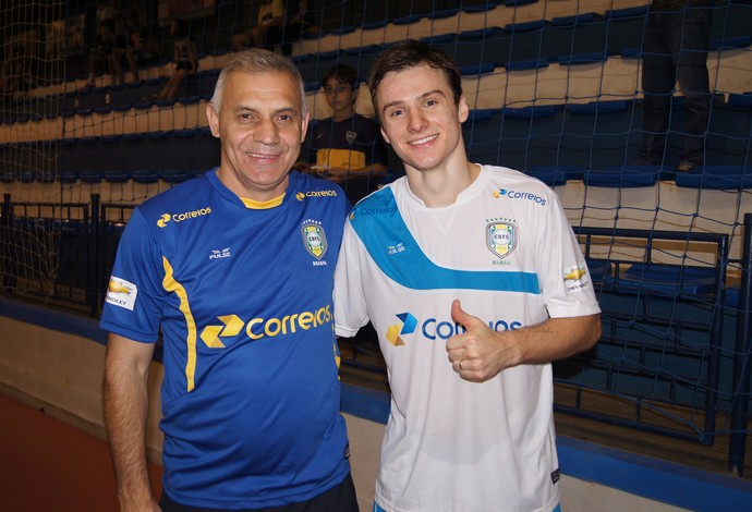 Felipe Serginho Schiochet Brasil futsal (Foto: Flávio Dilascio)