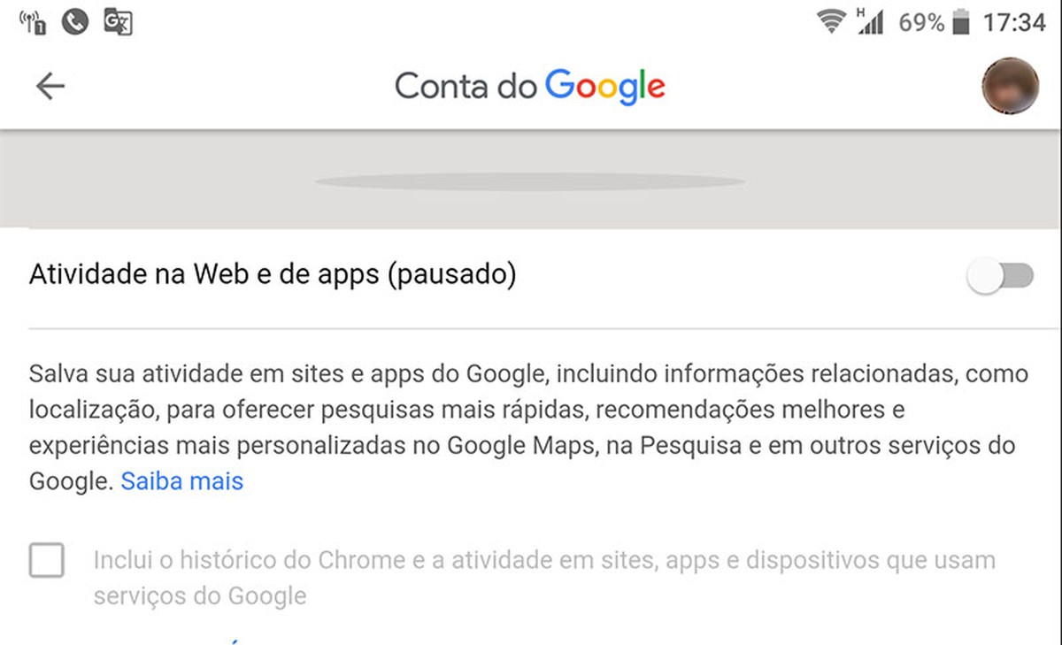 O histórico de sites visitados é compartilhado entre celulares vinculados a  uma mesma conta Google? | Blog do Altieres Rohr | G1