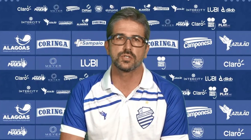 Rodrigo Pastana, executivo de futebol do CSA — Foto: Reprodução/Ascom CSA