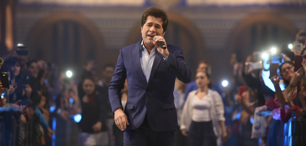 Cantor Daniel faz show na Basílica de Aparecida — Foto: Thiago Leon/ Santuário Nacional de Aparecida
