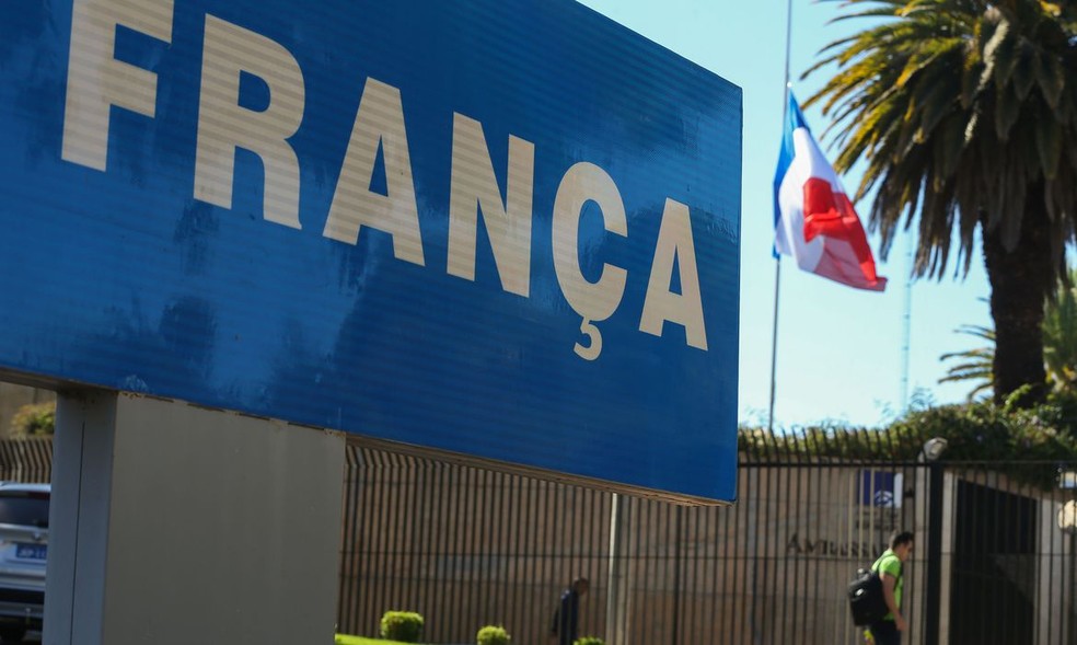 Embaixada da França, em Brasília — Foto: Marcello Casal Jr/ Agência Brasil