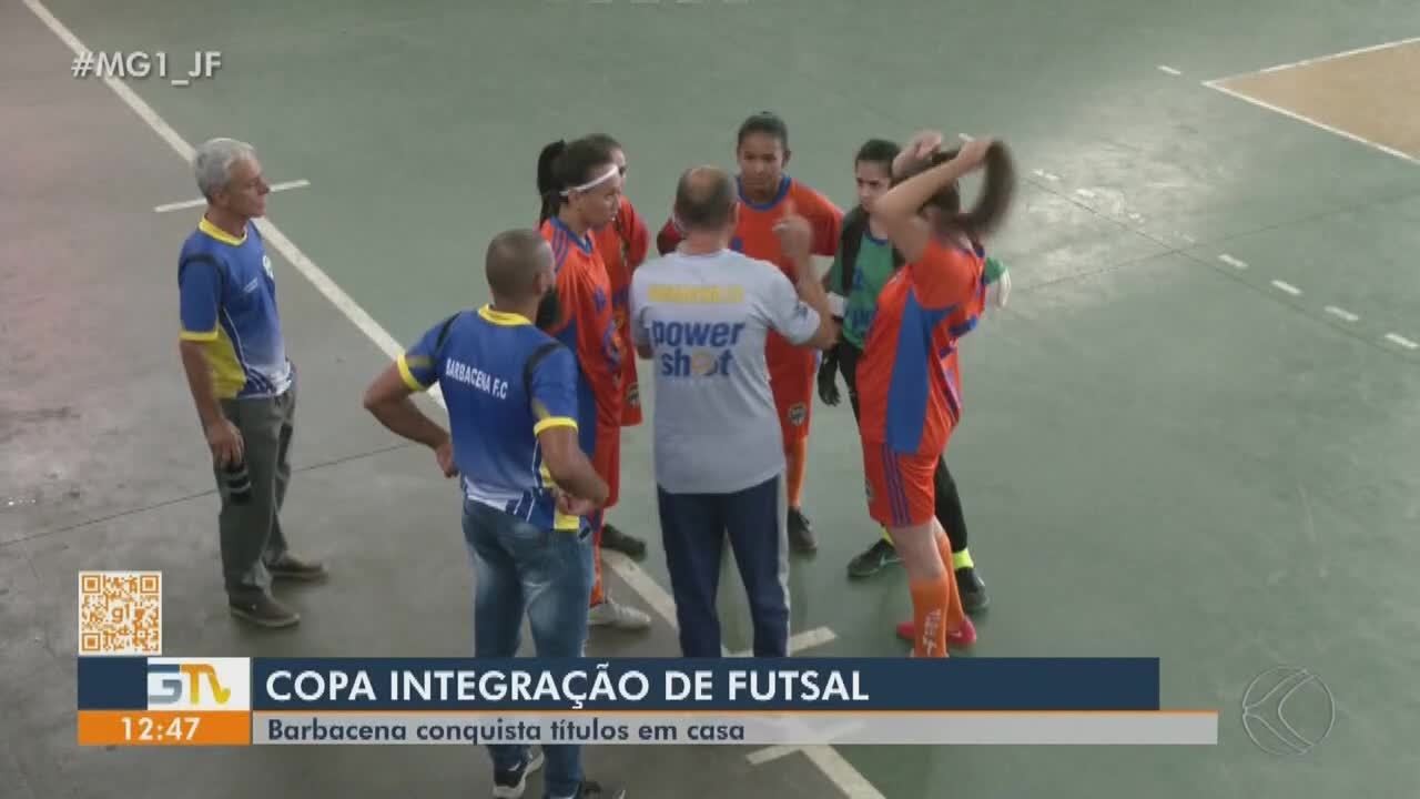 Barbacena leva título feminino e masculino na Copa Integração de Futsal