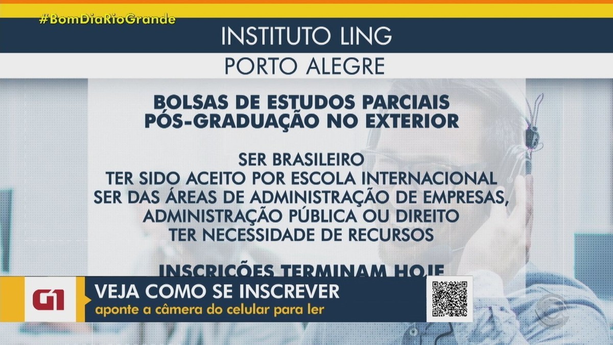 Instituto Ling Oferece Bolsas De Estudos Para Mestrado No Exterior Rio Grande Do Sul G1