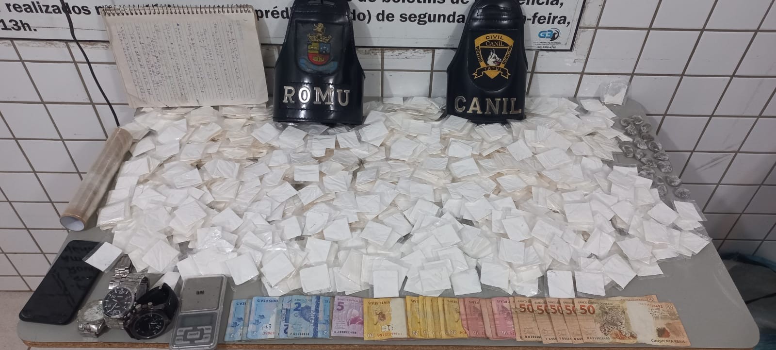 Casal é detido com mais de 1,3 mil porções de cocaína em Tatuí 