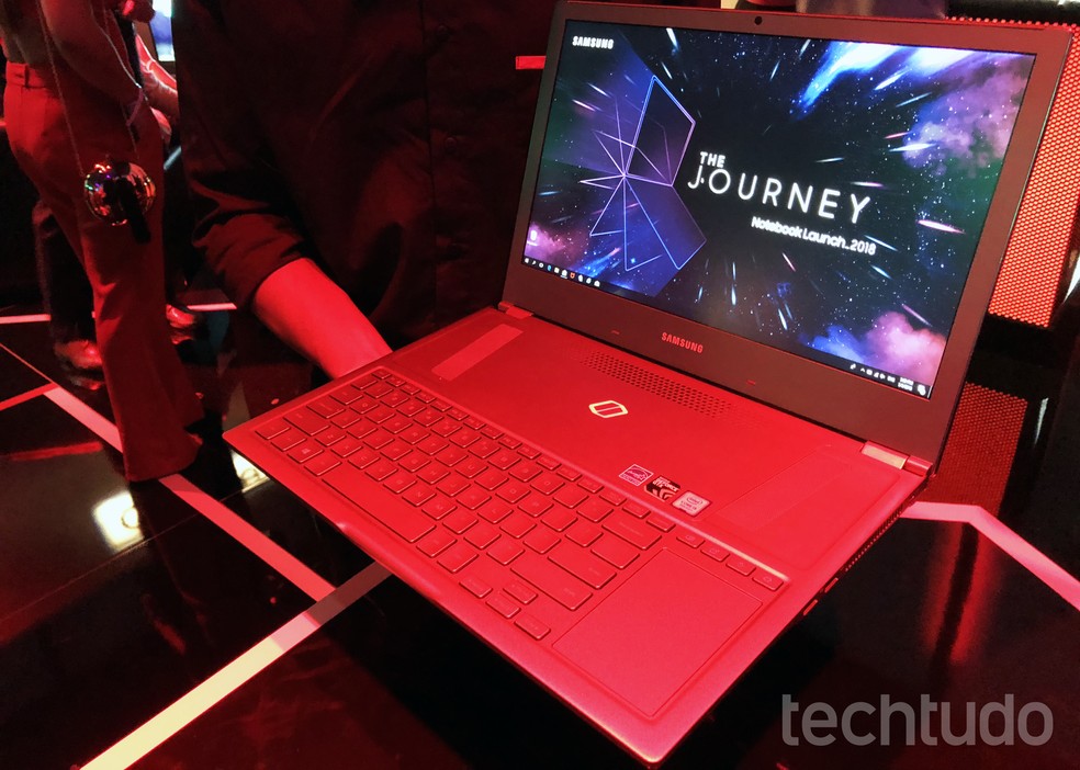 Odyssey Z é o novo notebook gamer da Samsung (Foto: Anna Kellen Bull/TechTudo)