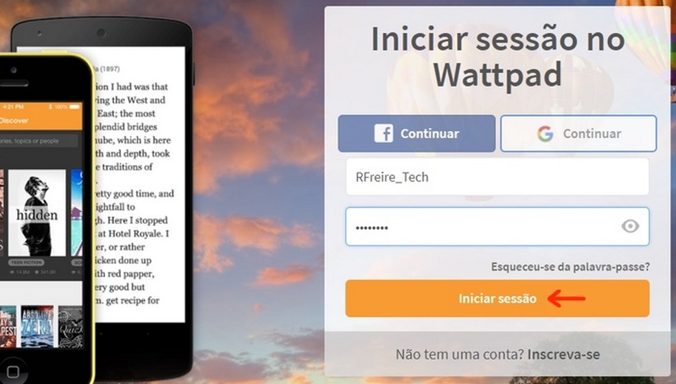 Wattpad Login