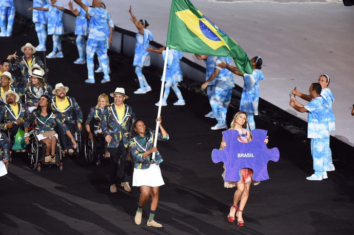 Cerimônia de abertura da Paralimpíada Rio 2016 (Foto: André Durão)