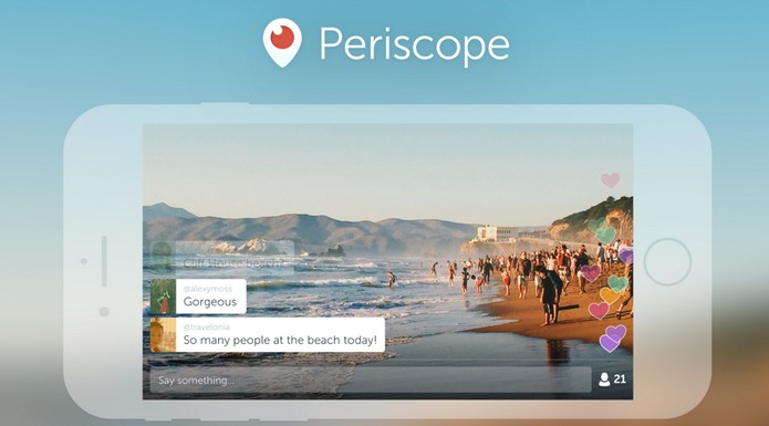 Periscope atualiza com função de transmissão em orientação retrato para Android e iOS (Foto: Divulgação/Periscope)