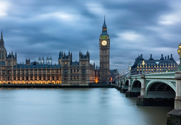 O Big Ben e o Parlamento britânico em Londres, Reino Unido (Foto: Shutterstock)