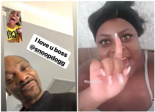 Anitta, Snoop Dogg e Jojo Todynho (Foto: Instagram/Reprodução)