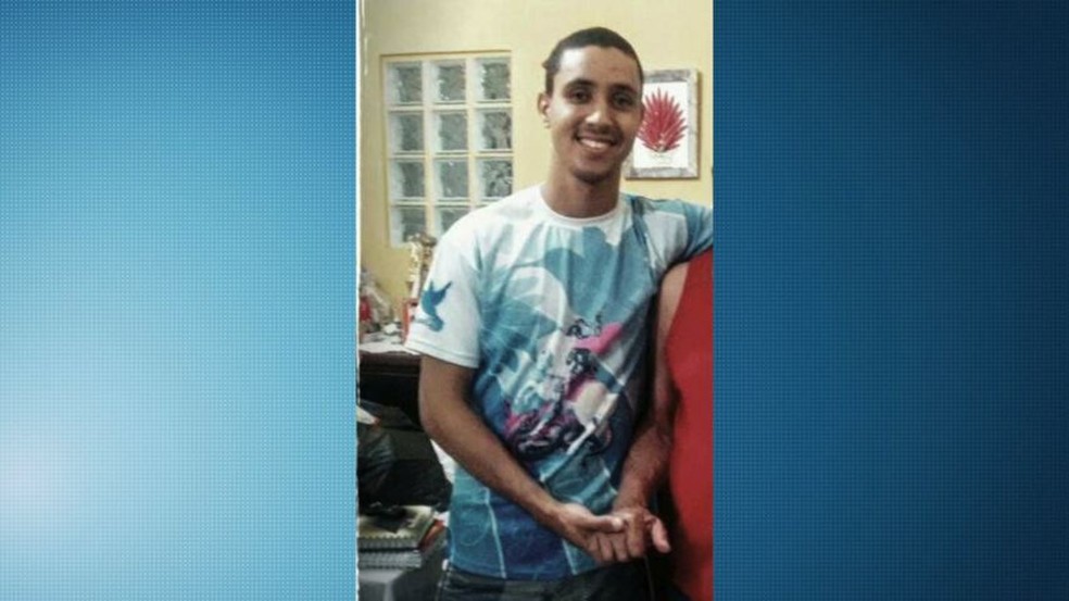 Soldado Lucas Sabino dos Santos Neto, de 26 anos, foi morto em Cariacica (Foto: ReproduÃ§Ã£o / TV Gazeta)
