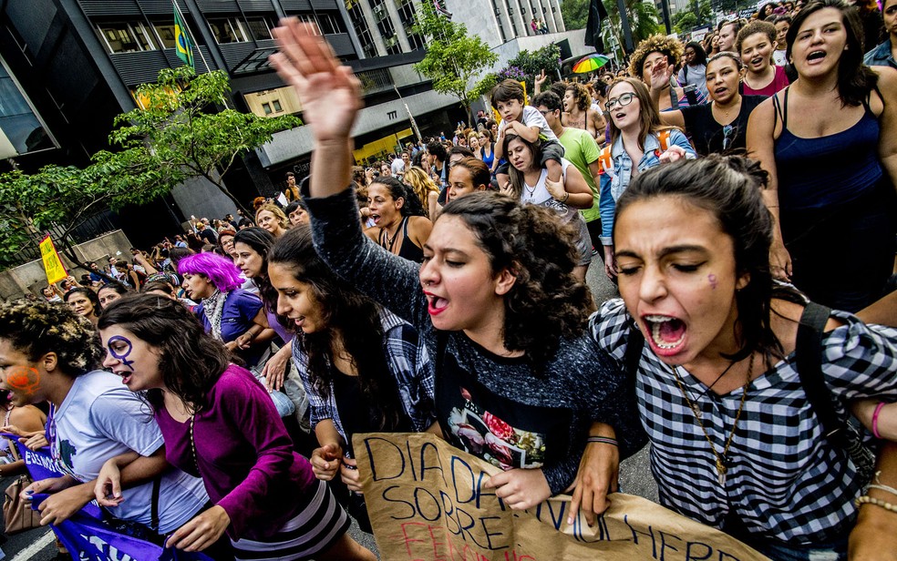 Movimentos Sociais E Coletivos Feministas Protestam Por Direitos Da Mulher Em Sp São Paulo G1 7695