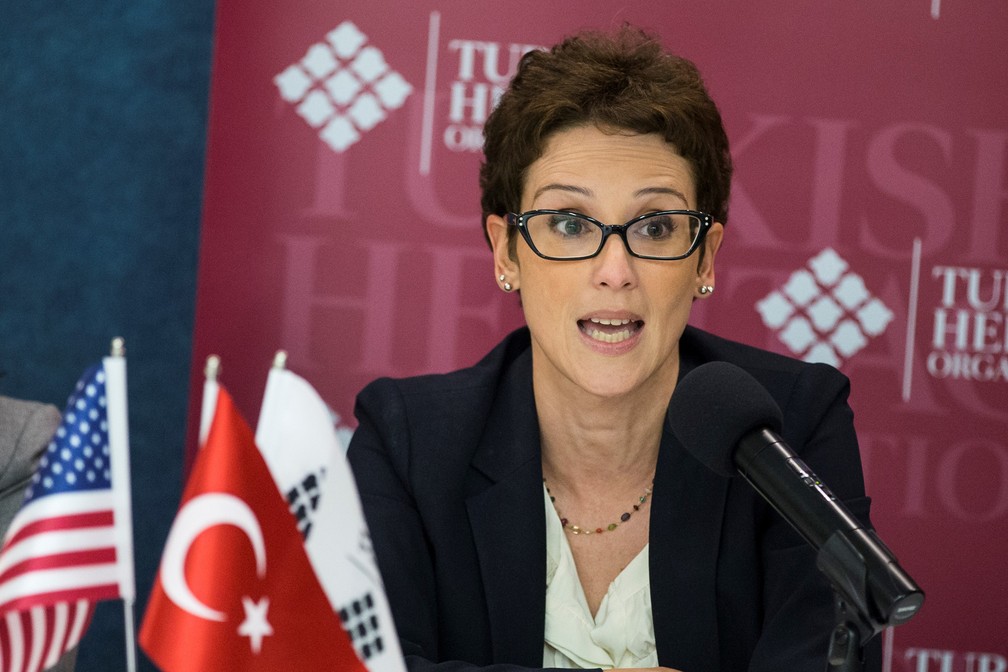 Economista Monica De Bolle — Foto: Samuel Corum/Anadolu Agency/AFP/Arquivo