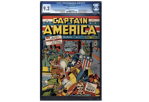 Captain America Comics nº 1 – US$ 343 mil (Foto: Reprodução)