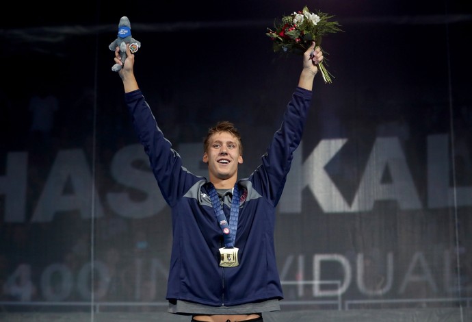 Chase Kalisz vence os 400m medley e se garante na Rio 2016 (Foto: Tom Pennington / Getty Images)