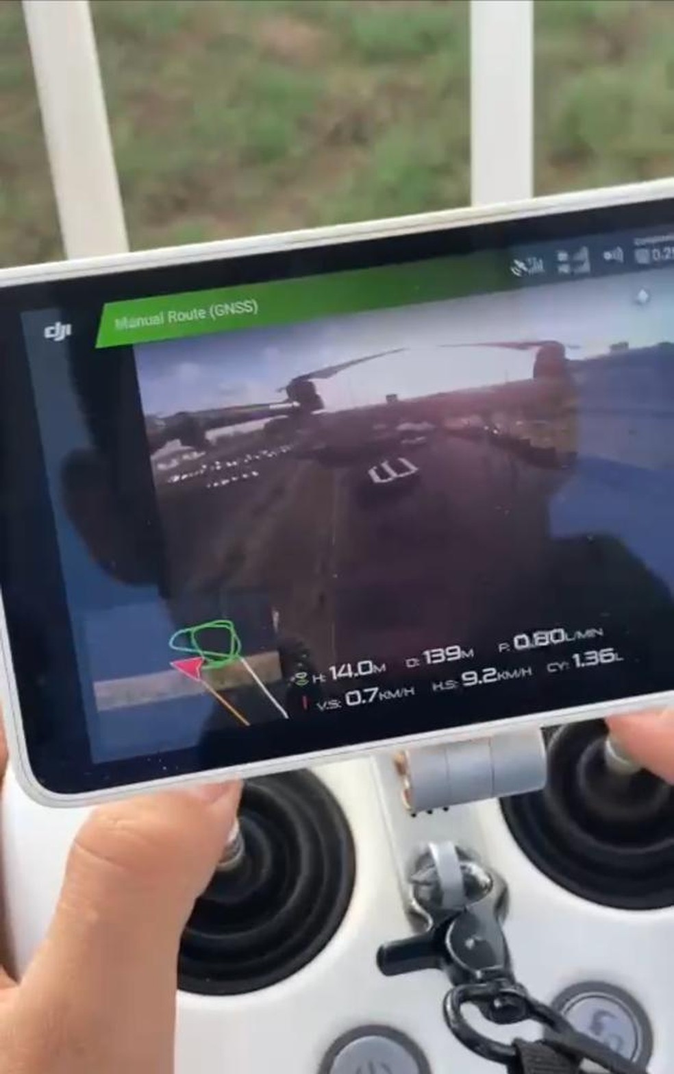 Rodrigo Luiz Parreira é o dono do drone usado na ação do dia 15 de junho — Foto: Reprodução