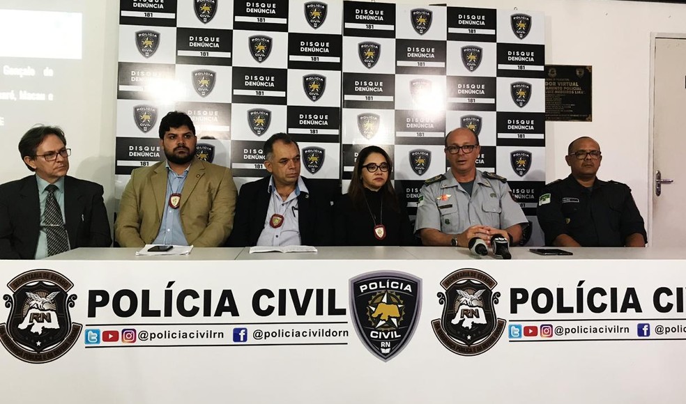 PolÃ­cia Civil detalhou investigaÃ§Ã£o da OperaÃ§Ã£o Sal da Terra â Foto: Acson Freitas/Inter TV Cabugi