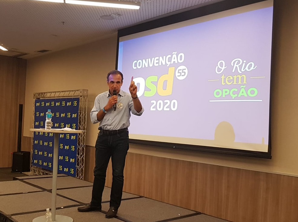 Hugo Leal, candidato a prefeito do Rio pelo PSD — Foto: Divulgação