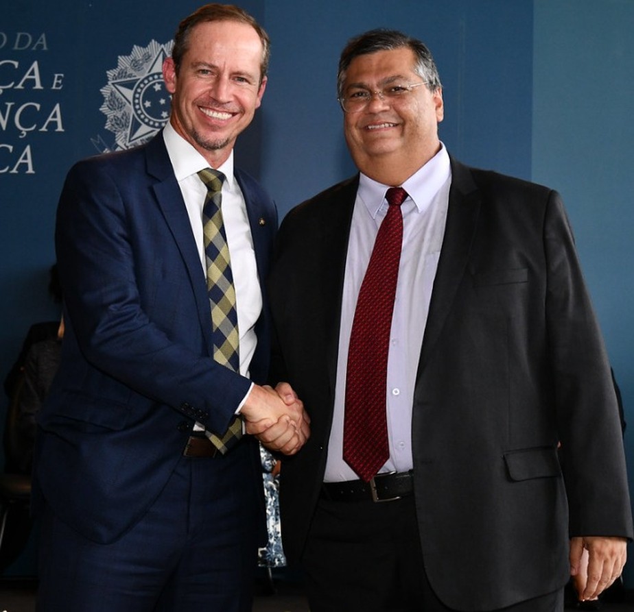 Ricardo Cappelli toma posse como secretário-executivo do Ministério da Justiça, ao lado do ministro Flávio Dino