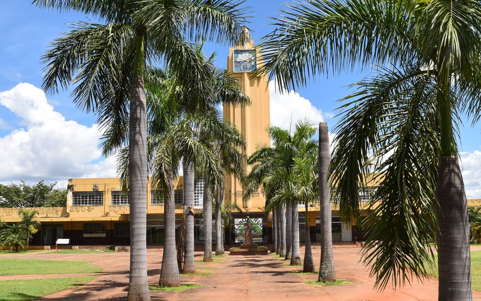 Estação Ferroviária, em Goiânia, passa por restauração  — Foto: Paula Resende/ G1