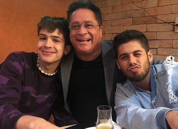 João Guilherme, Leonardo e Zé Felipe (Foto: Reprodução/Instagram)