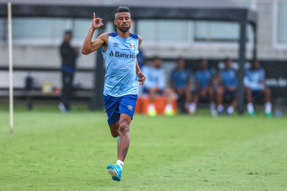 Léo Moura já se despediu do Grêmio — Foto: Lucas Uebel/Grêmio