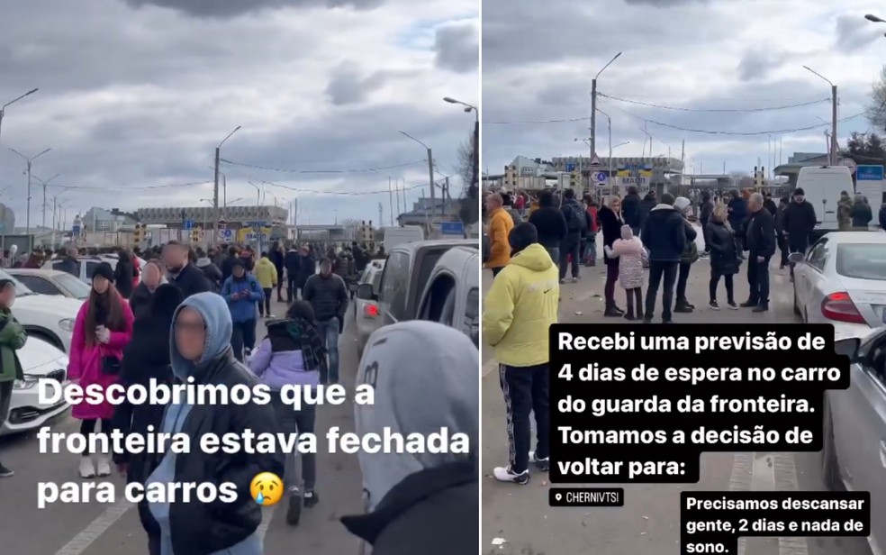 Goiano Gabriel Felipe Modesto não consegue cruzar fronteira da Ucrânia - Goiás — Foto: Reprodução/Instagram