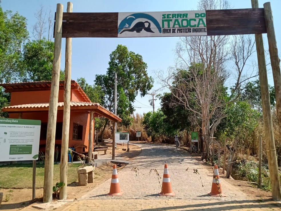 Morro do Itaoca segue fechado aos finais de semana — Foto: João Villa Real/Inter TV