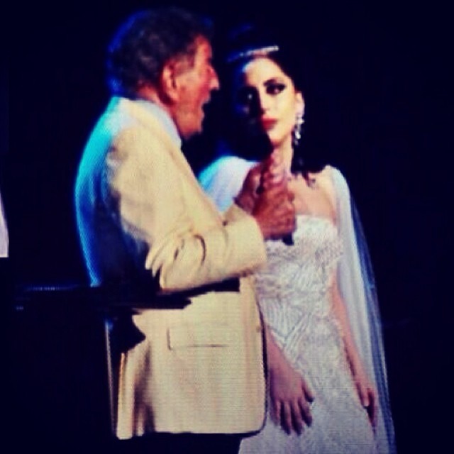 Tony Bennett e Lady Gaga (Foto: Reprodução/Instagram)